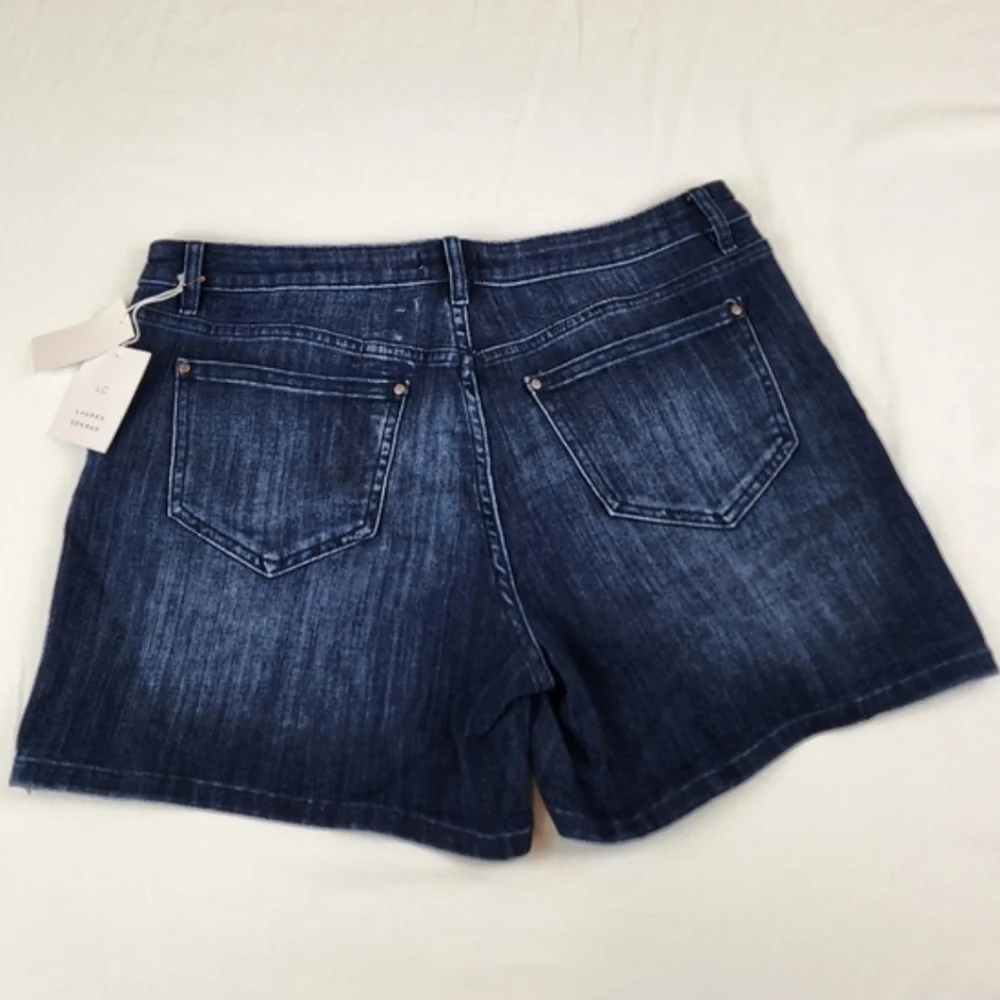 LC Lauren Conrad blue jeans shorts Size 10